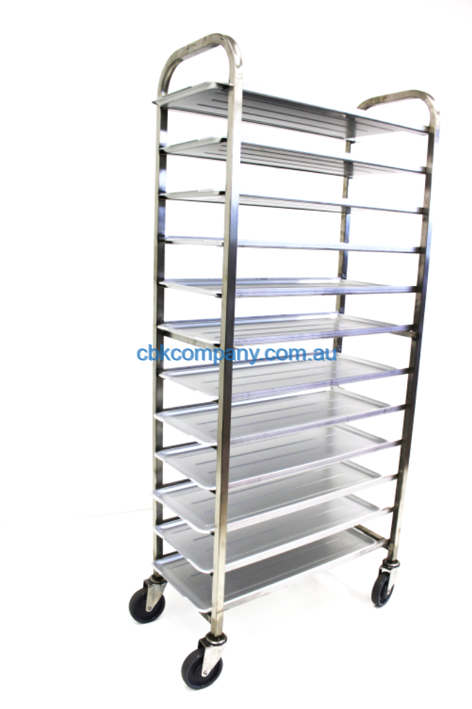 12 Tier Platter Rack Trolley Wide Range Of Australian Made Trolleys