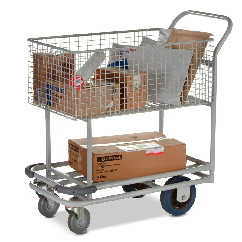 Wire Basket Mail Trolley Wide Range Of Australian Made Trolleys