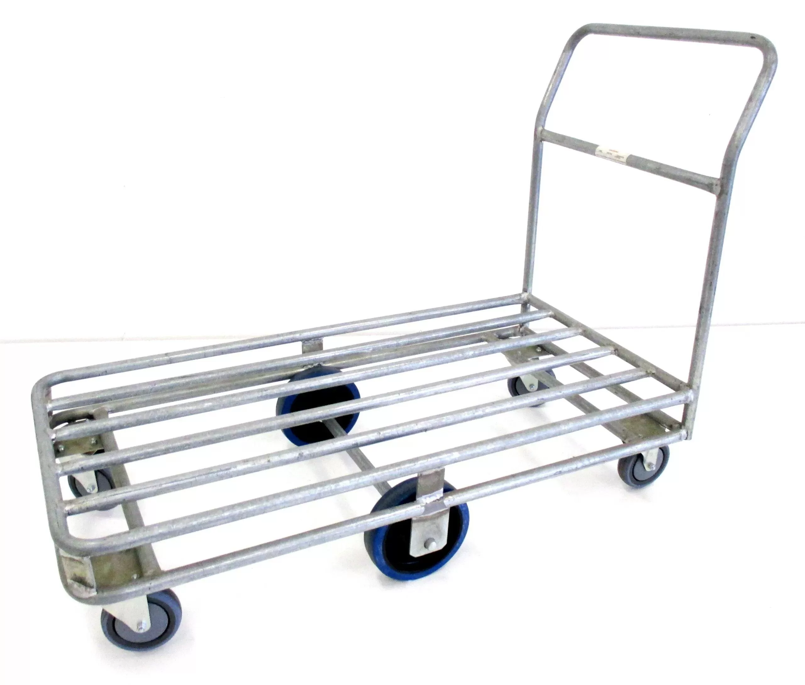 Single Deck Industrial Tubular Stock Trolley 1950 X 800 X 1000mm Wide