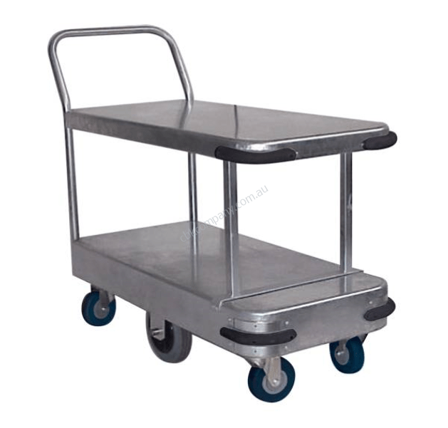 Large Double Deck Industrial Platform Trolley Wide Range Of